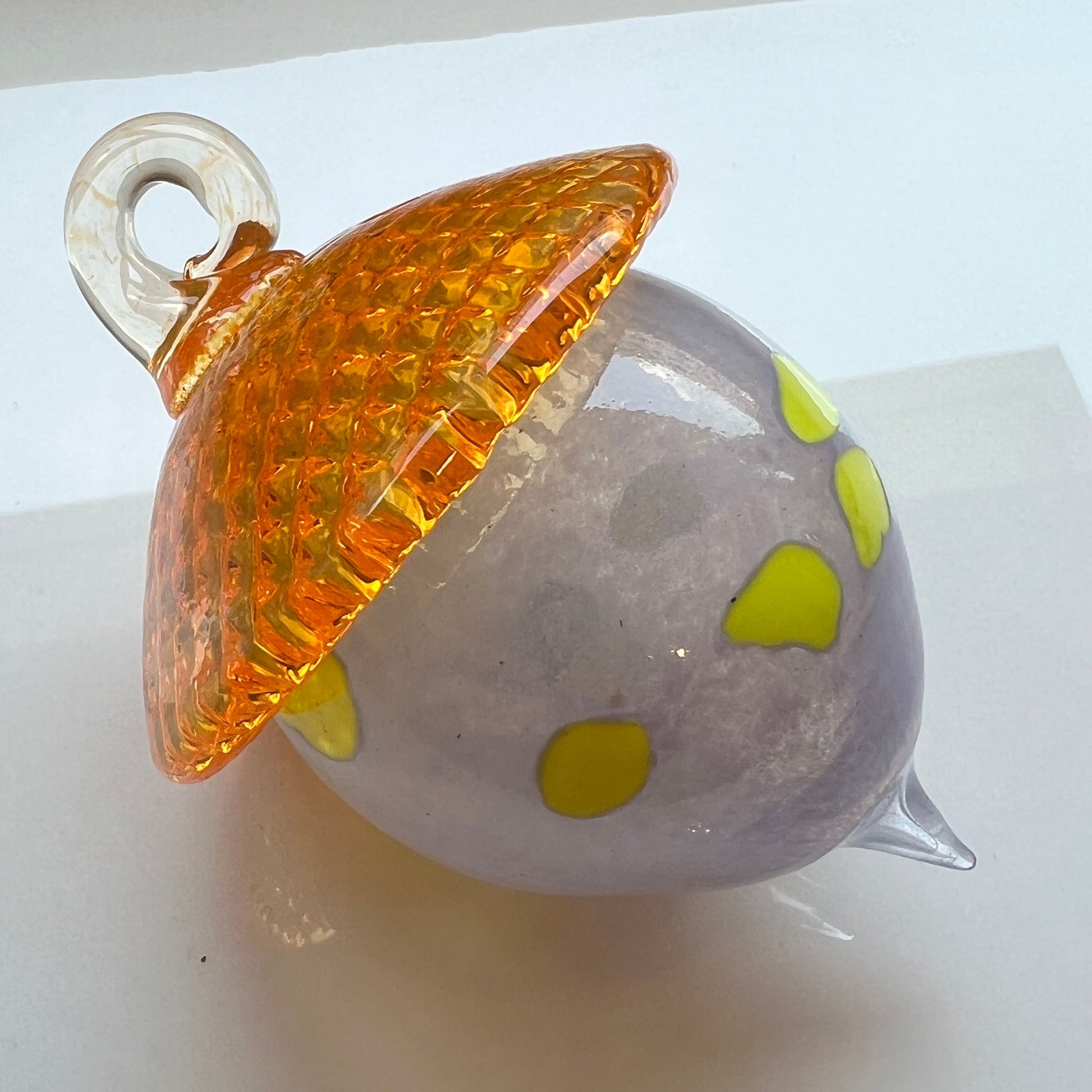 Acorn Sculpture, Ornament- blown glass - 5