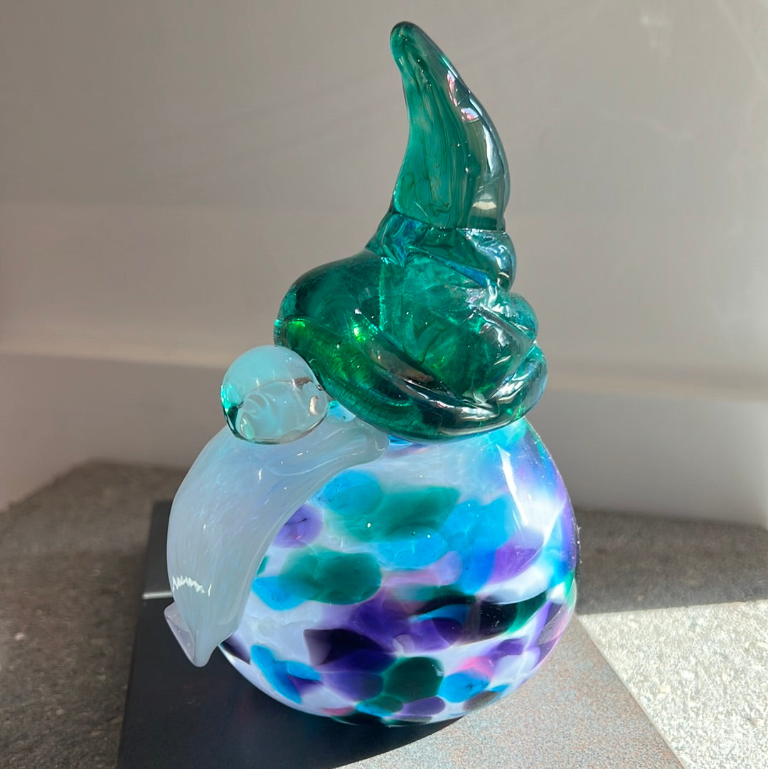 Sculpture, glass- GNOMES