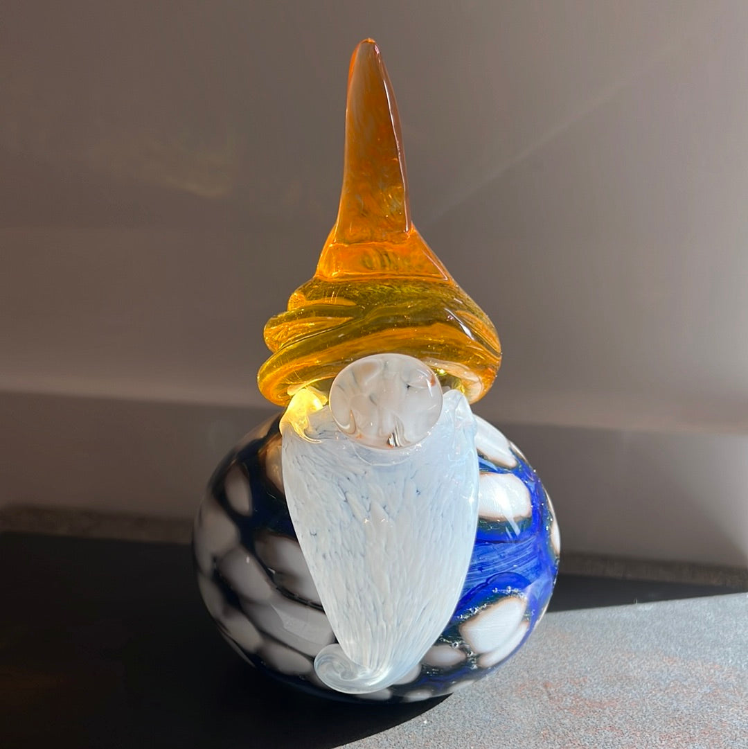Sculpture, glass- GNOMES