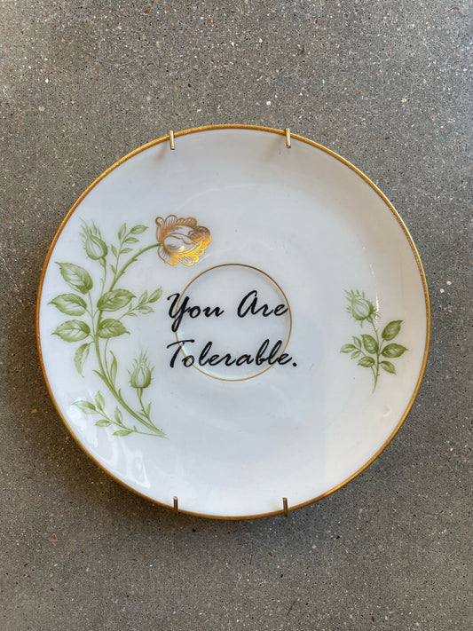 Small & Medium Sassy Plates by The Porcelain Pigeon - 2