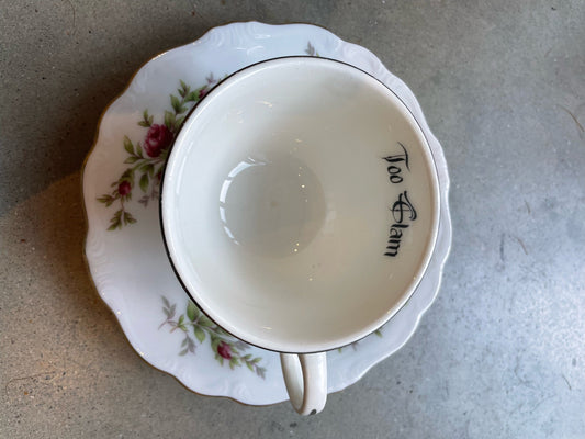 Teacup and Saucer Set￼￼ - 1