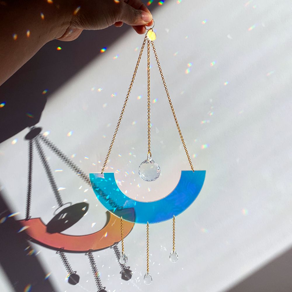 Pendulum Suncatcher, Iridescent - 1