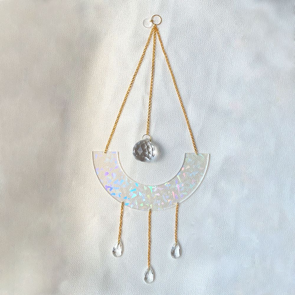 Pendulum Suncatcher, Holographic Flake - 1