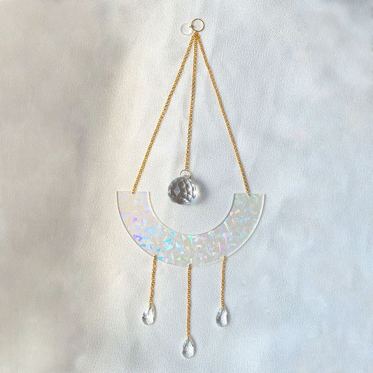 Pendulum Suncatcher, Holographic Flake - 1