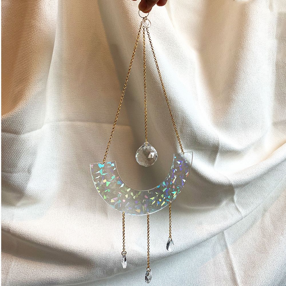 Pendulum Suncatcher, Holographic Flake - 2