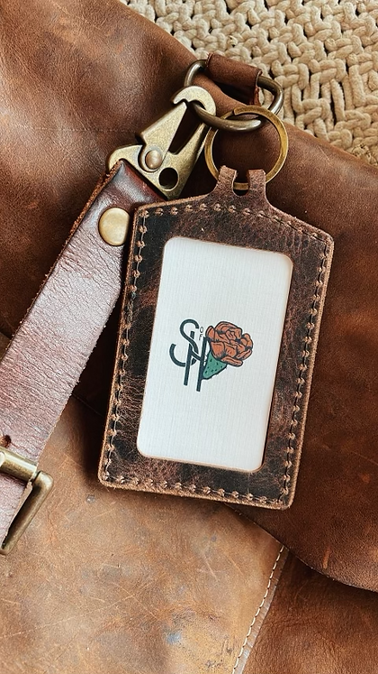 Leather Luggage Tag - 1