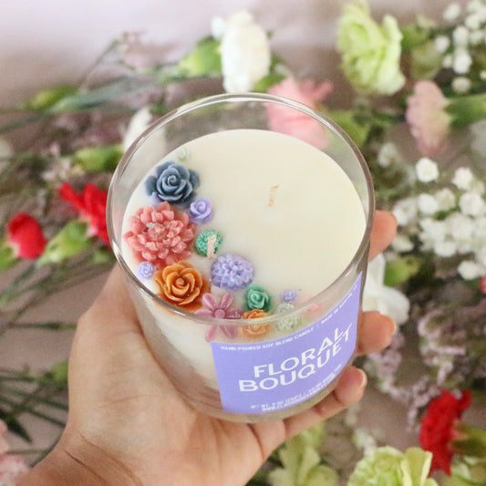 Floral Bouquet Candle - 1