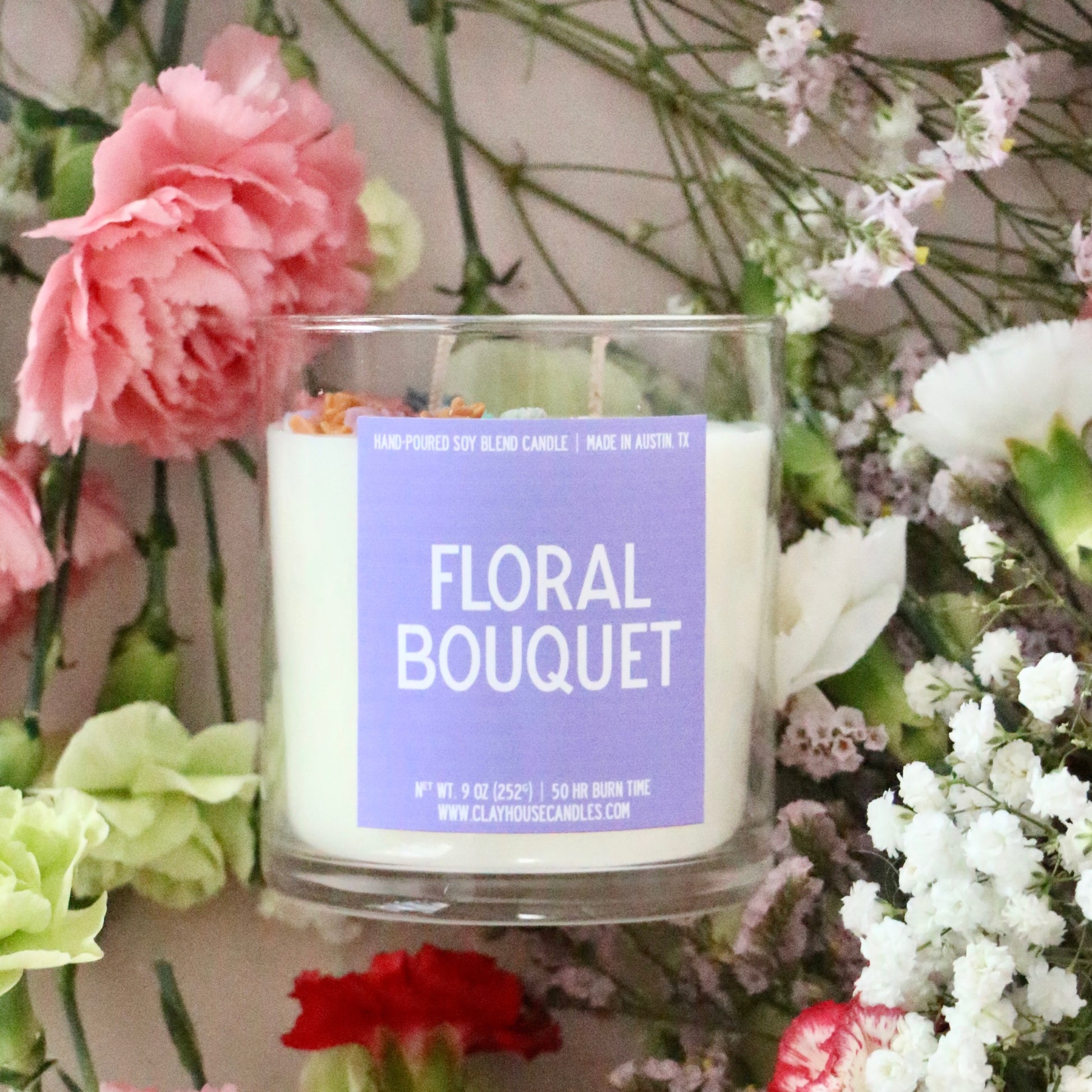 Floral Bouquet Candle - 2