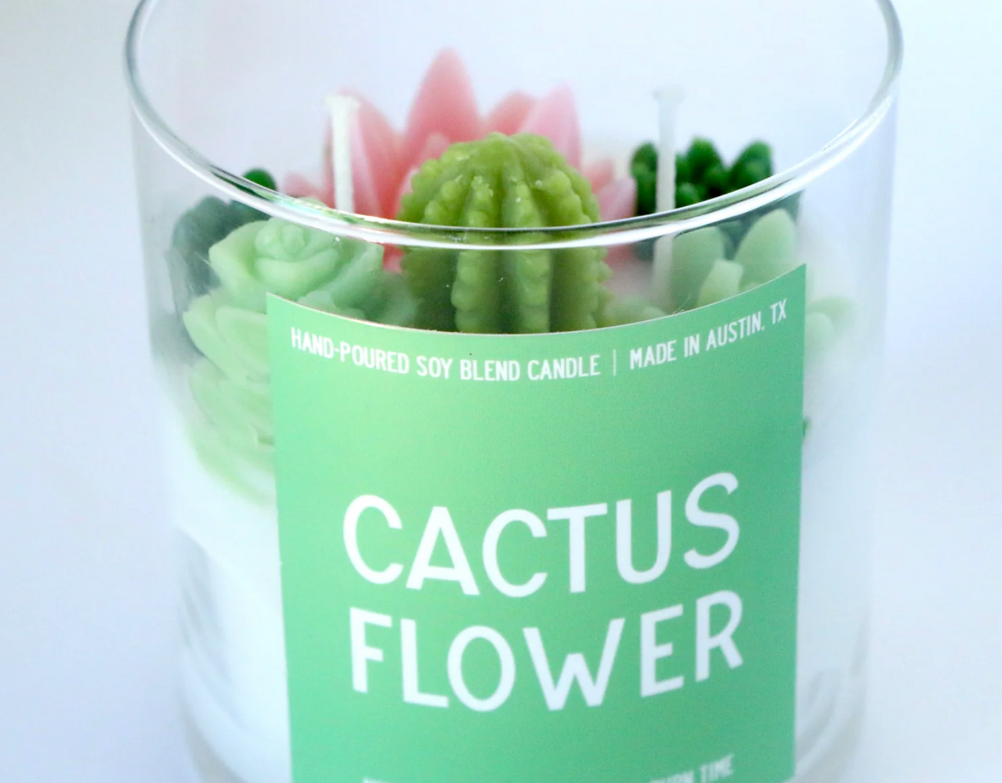 Cactus Flower Candle - 3