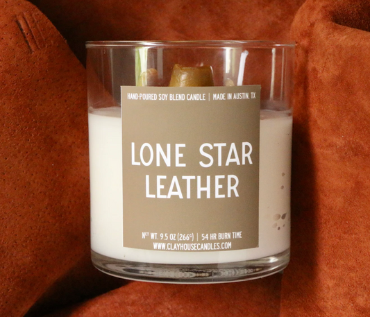 Lone Star Leather Candle - 1