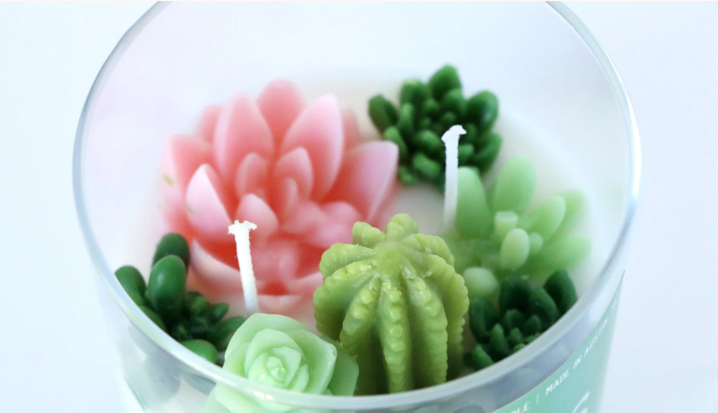 Cactus Flower Candle - 5